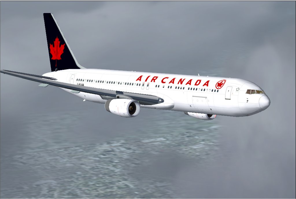 Fs2002 Air Canada Boeing 767-300Er Full Package, Registration C-Fcab