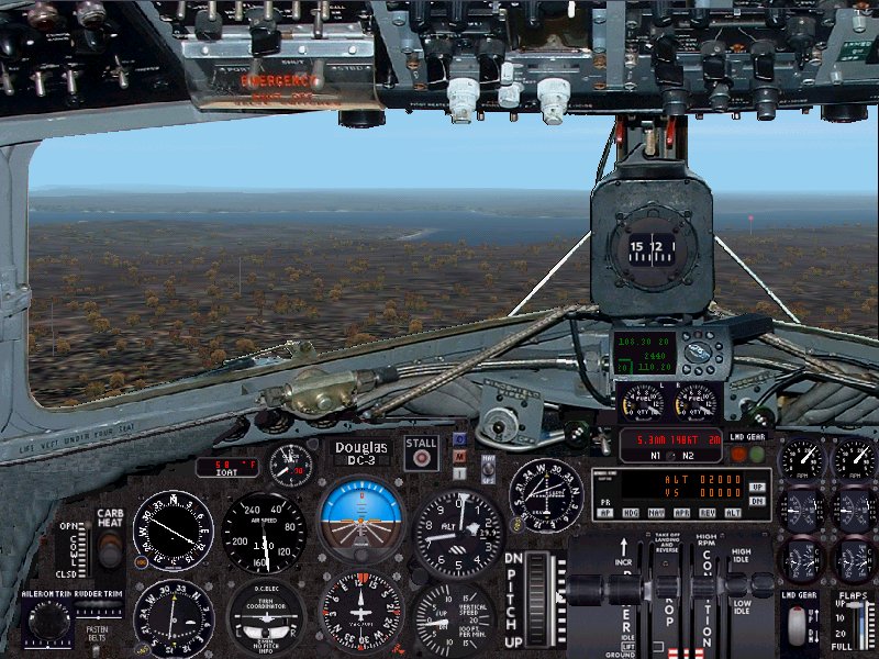Fs2002 Pro Douglas Dc-3 Panel Package — 1