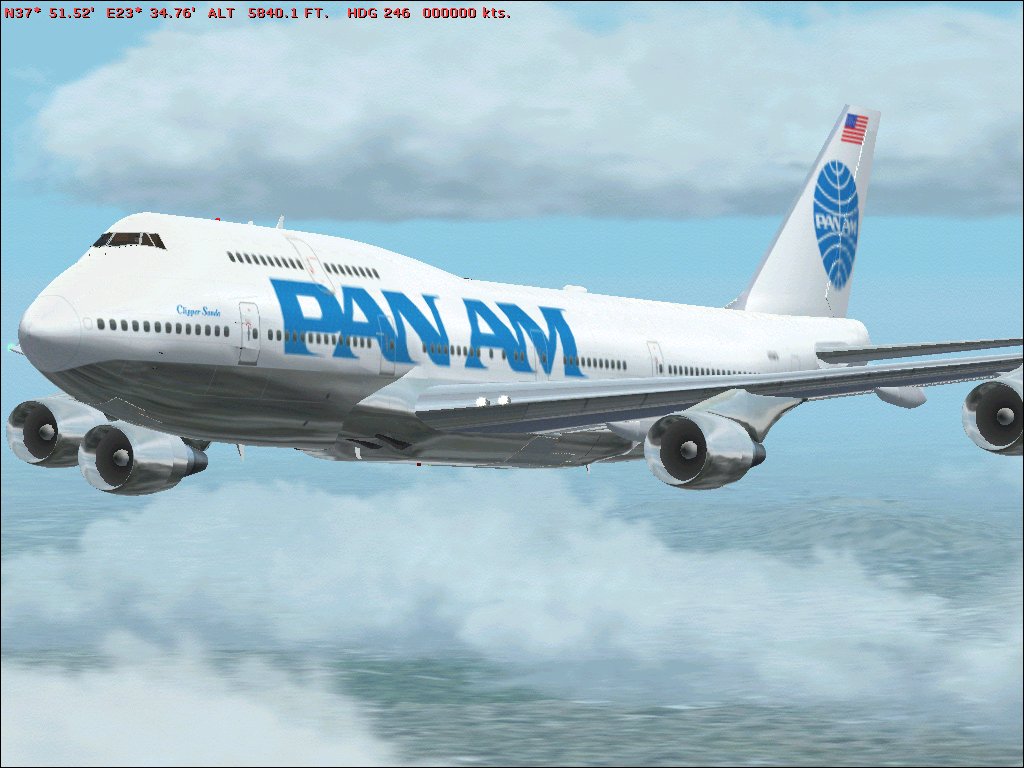 Fs2002 Pan Am 747-400