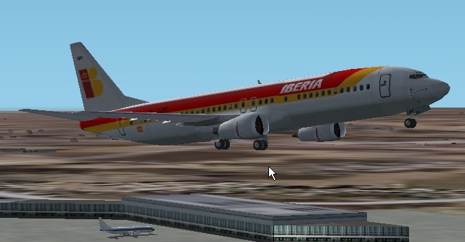 Textures Repaint Of The Default Boeing 737 For Fs2002