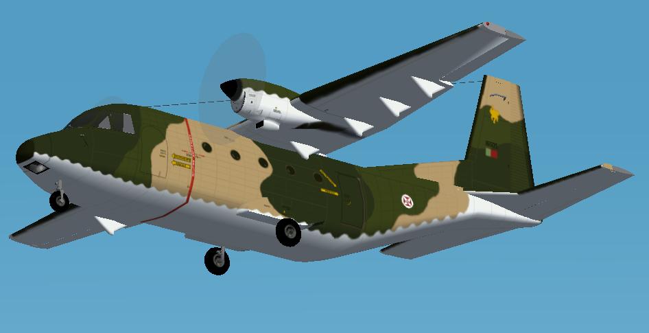 Fs2002 Casa C-212-100 Aviocar F.a.p The Portuguese Air Force Operate 24 Aviocar´s