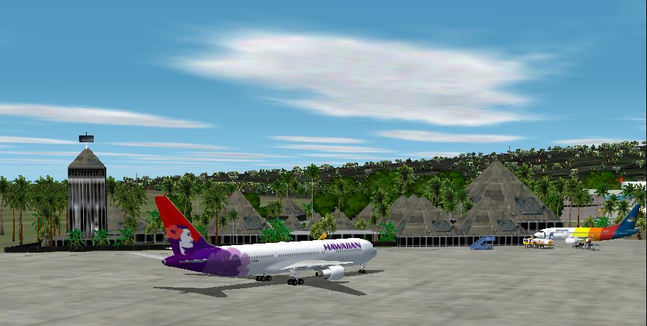 Fs2002, Pago Pago International Airport And City Of Pago Pago Nstu Island Of Tutuila, Amer