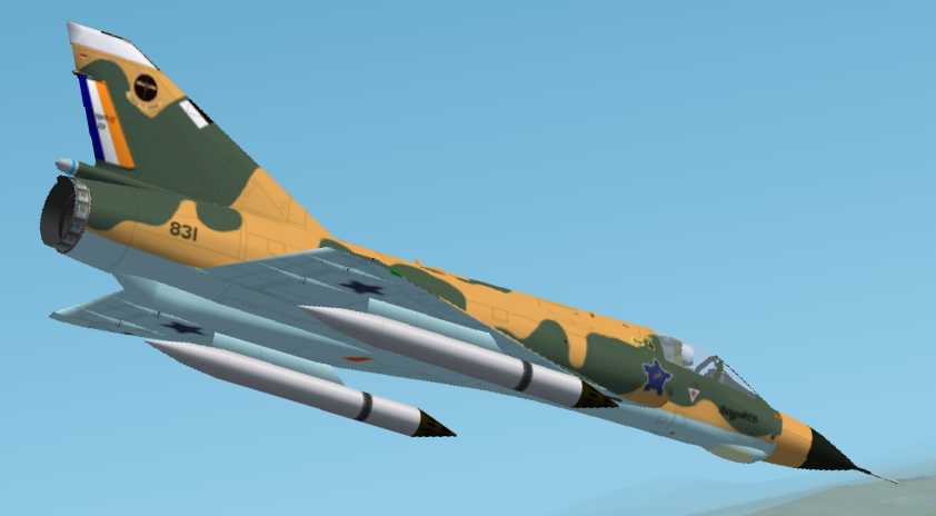 Fs2002/Cfs2 Dassault Mirage Iiiez Saaf (Fitted With Jl100 Rocket/Fuel Tanks) The Saaf (Sou