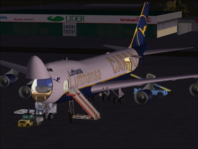 Fs2002 Lufthansa Cargo 2005 Meljets B747-400F This Is A Textures Repaint For Meljets Wonde