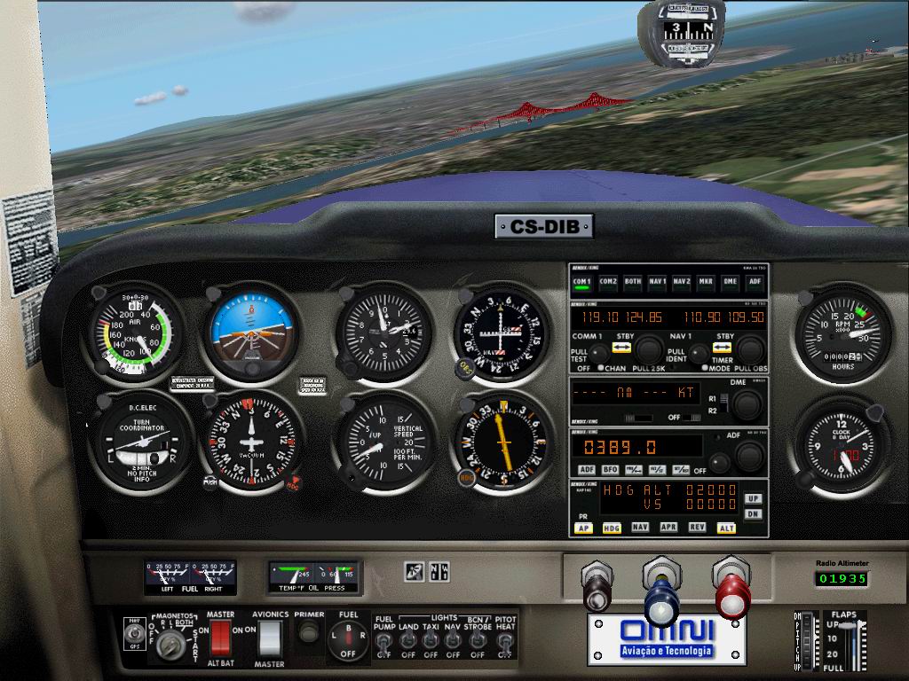 Fs2002 Cessna 152 Omni - Portugal Full Pakage - Aircraft, Panel And Gauges