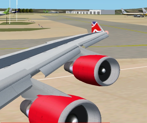 Fs2002 Virgin Atlantic 747-41R Textures Repaint Of The New Project Opensky Gmax 747-400 In