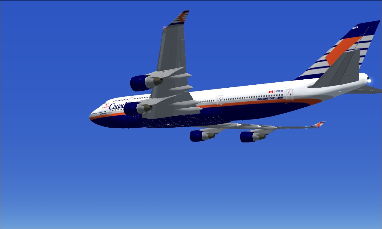 Project Opensky Boeing 747-400 Passenger For Flight Simulator 2002 - Fs2002 Exclusively Ca