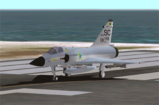 Mirage 2000, Dassault-Breguet Light Air-Superiority Fighter Model Fab - For Flight Simulat