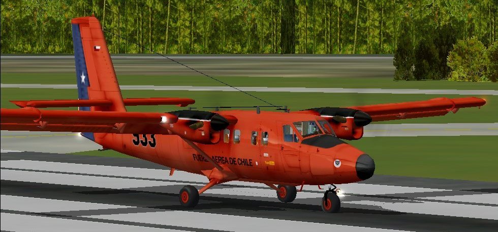 Flight Simulator 2002 - Fs2002 Dehavilland Dhc-6 Twin Otter, Fuerza Aerea De Chile Antarti