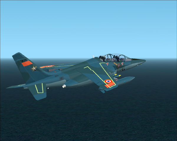 Fs2002 Dassault/Dornier Alpha Jet French Air Force Ecole Daviation De Chasse Tours