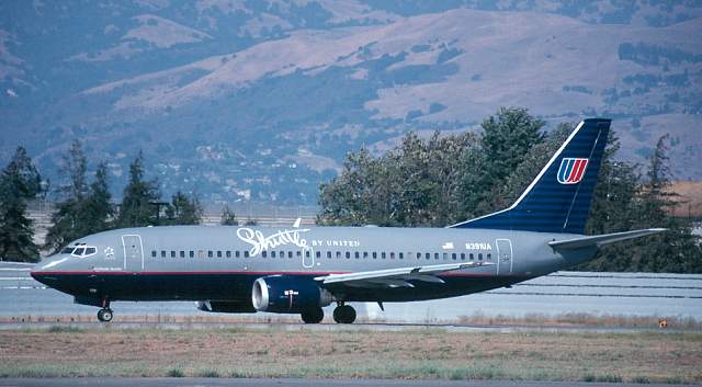 Fs2002 Boeing 737-322 Shuttle By United Original Aircraft Version Project Textures Repaint