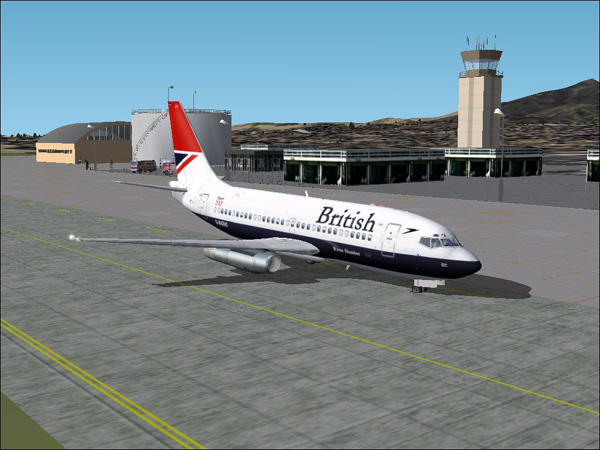 Fs2000/Fs2002 British Airways 737-262 Adv Red Tail
