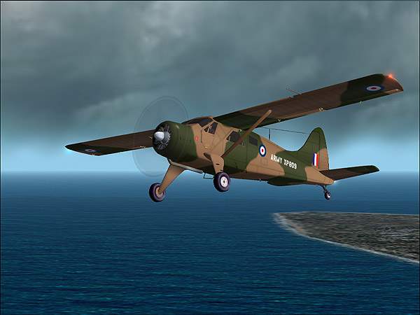 Dhc-2 Beaver Royal Army Corps For Fs2002.This Is Repainted Textures Of Steven Grants Beaut — 1