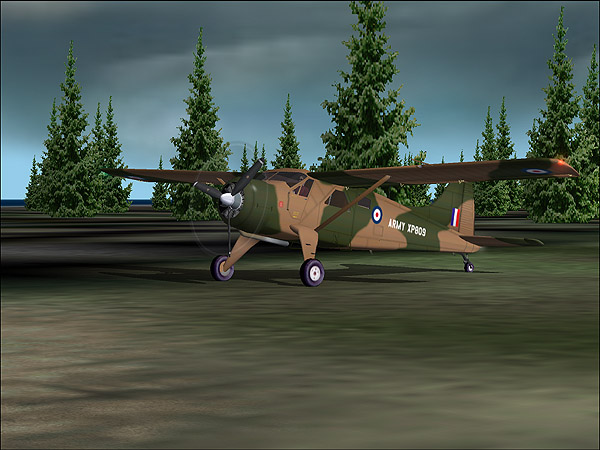 Dhc-2 Beaver Royal Army Corps For Fs2002.This Is Repainted Textures Of Steven Grants Beaut