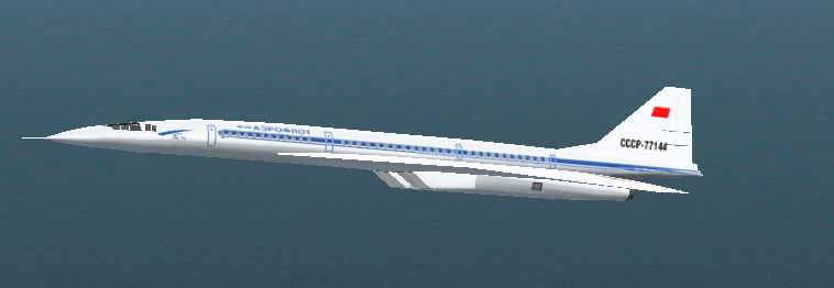 Tupolev Tu 144 For Flight Simulator 2002 Exclusively !