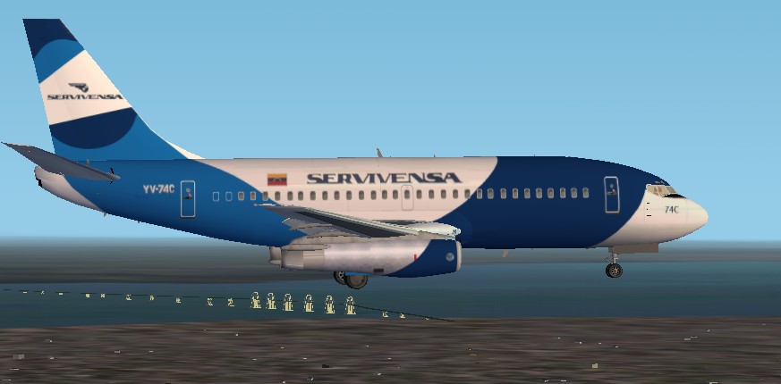 Fs2002 Servivensa Boeing 737-200 — 1