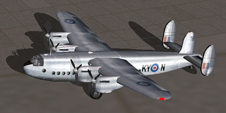 Fs2002 Royal Air Force Avro York, Registration Ky-N