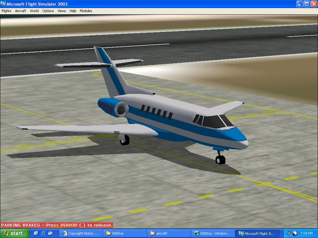 Fs2002 Hawker 800Xp