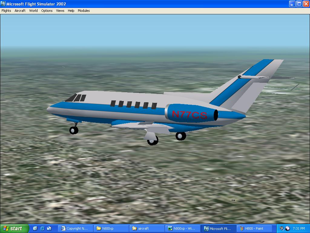 Fs2002 Hawker 800Xp