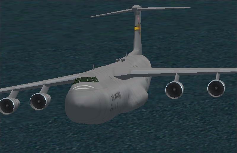 Lockheed C5B Galaxy For Fs2002 Exclusively Highly Detailed G-Max Model , Fully Animated, R
