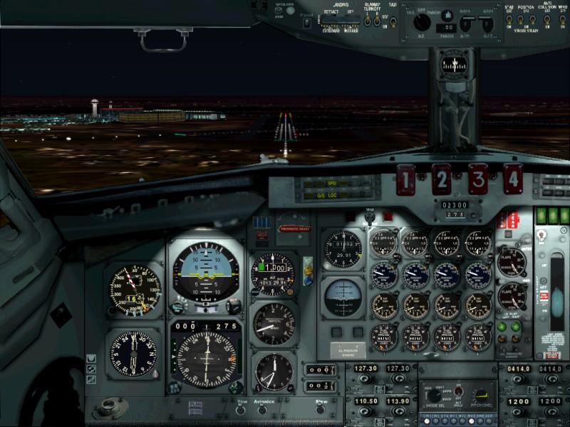 Boeing 707 Panel For Fs2002 1024X768