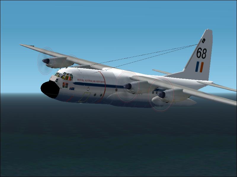 Fs2002 Pro Lockheed Royal Australian Air Force C-130 Hercules This Package Includes 2 Text — 1