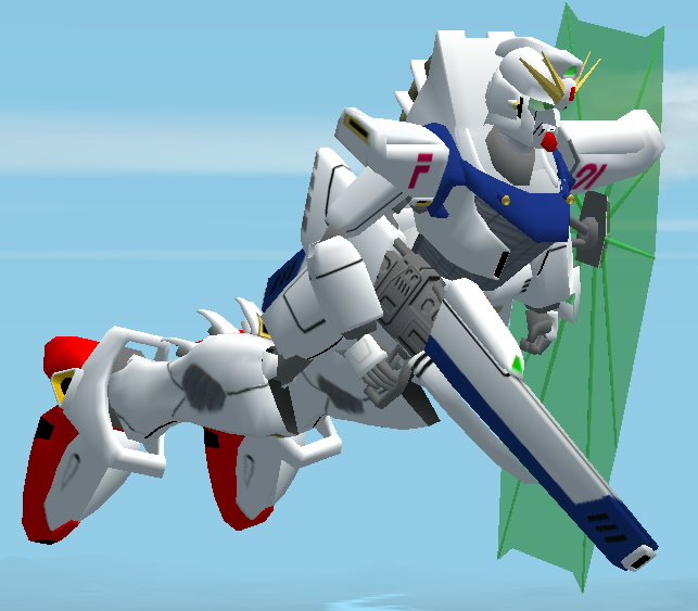 Fs2000/ Fs2002 Mobile Suit Gundam F-91 This Plane Is Creating From Japanese Animation Movi