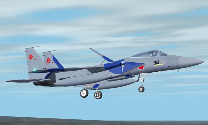 Fs2002 Japan Air Self Defense Force F-15J Eagle Aggressor Designer K.nishida