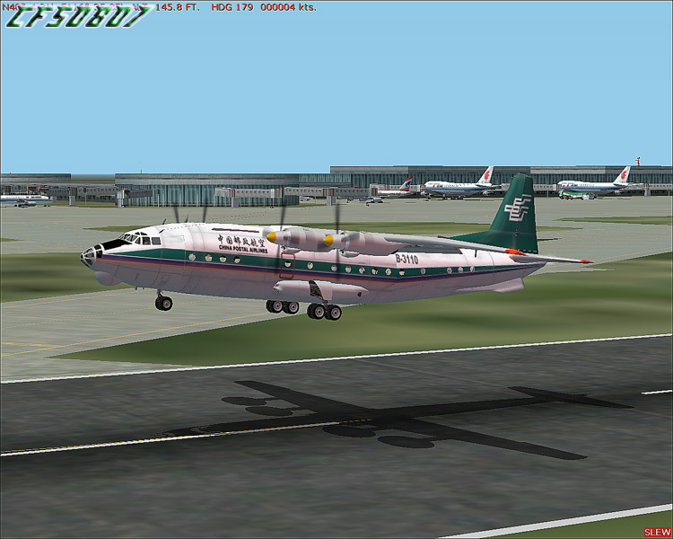 China Postal Air Yn8-Q400Er Use An-10 Models,Include Light Effect,Repaint By Cfso807-Mayue