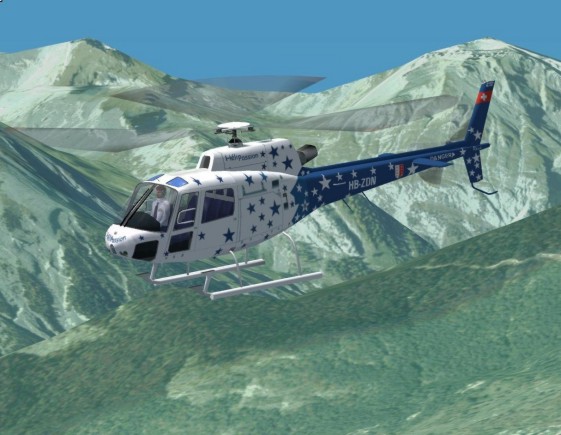 Fs2002 Hélipassion Aerospatiale As350 Squirrel Textures Repaint Of Frans Vrankens Fine Squ