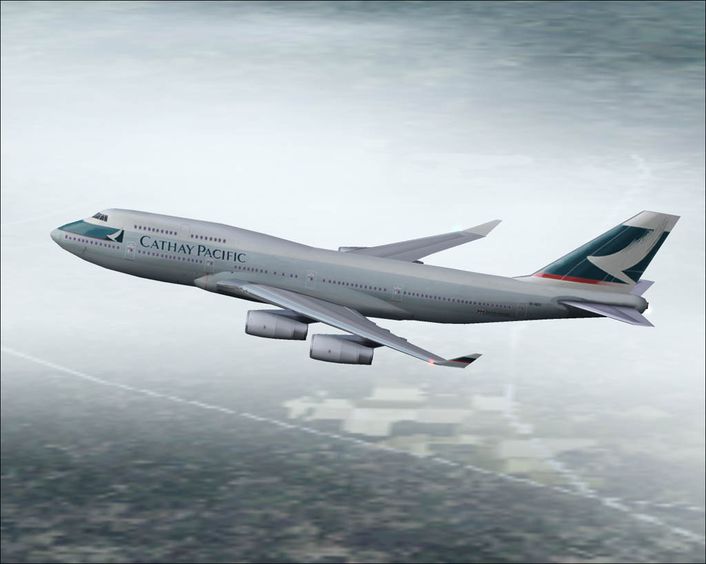 Fs2002 Cathay Pacific Boeing 747-400 Rr — 1