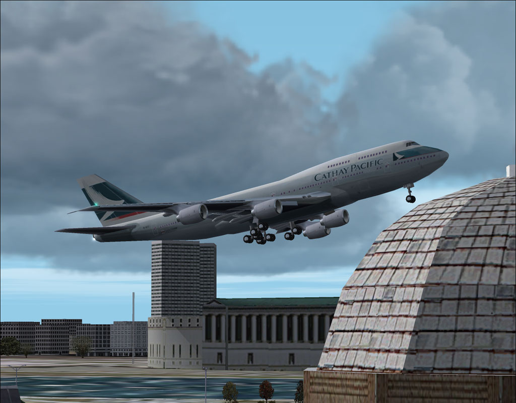 Fs2002 Cathay Pacific Boeing 747-300 Rr This Is Fspainters New Boeing 747-400 Rr Made By G