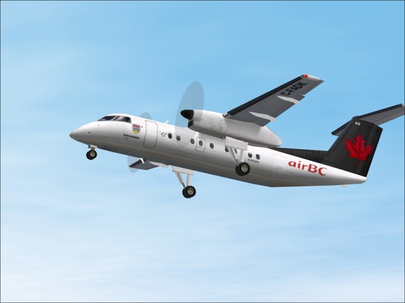 Fs2000 Airbc Dash 8-102 Airbc Dash 8-102 C-Fadk Fin#812 Nanaimo Air Canada Connector For M