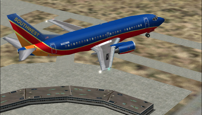 This Is My Textures Repaint Of Pfgs Fantastic 737-500 In Southwests New Livery For Both Fs