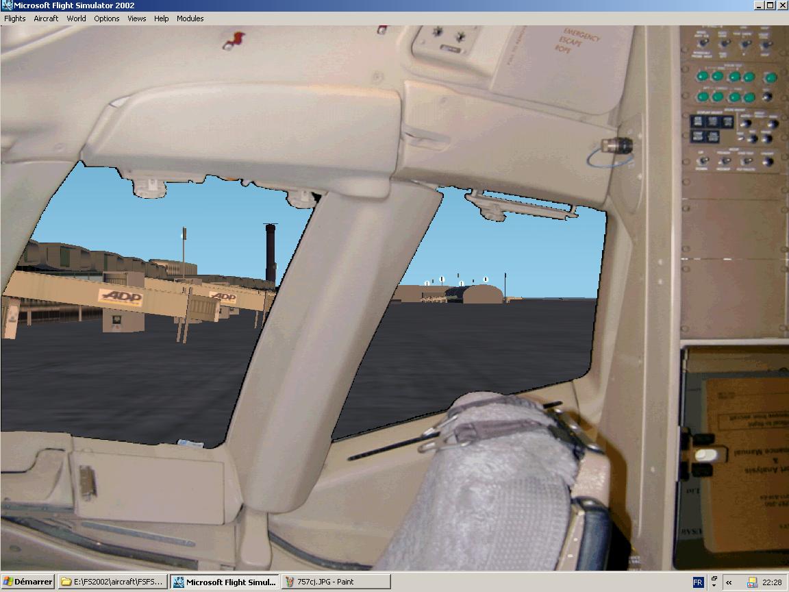 Fs2002 Panel 757/767 Old Cockpit By Christophe Jeanne