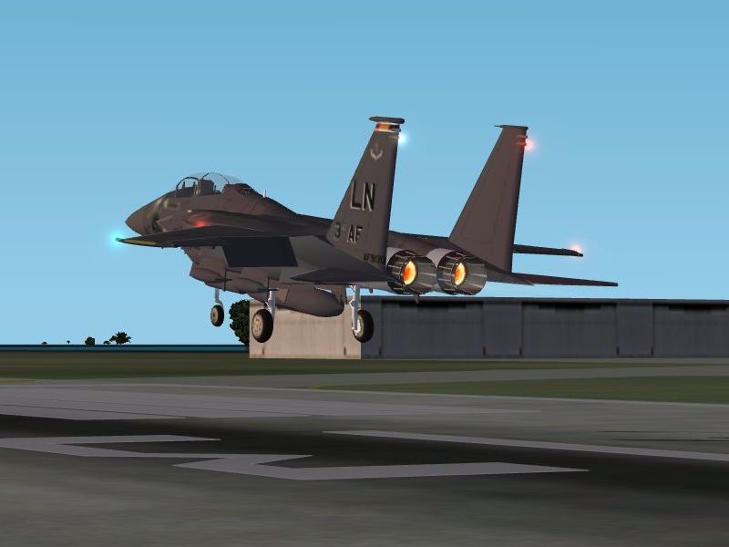 Mcdonnell Douglas (Now Boeing) F-15E Strike Eagle For Ms Fs2002 Produced Using Fsds2 David