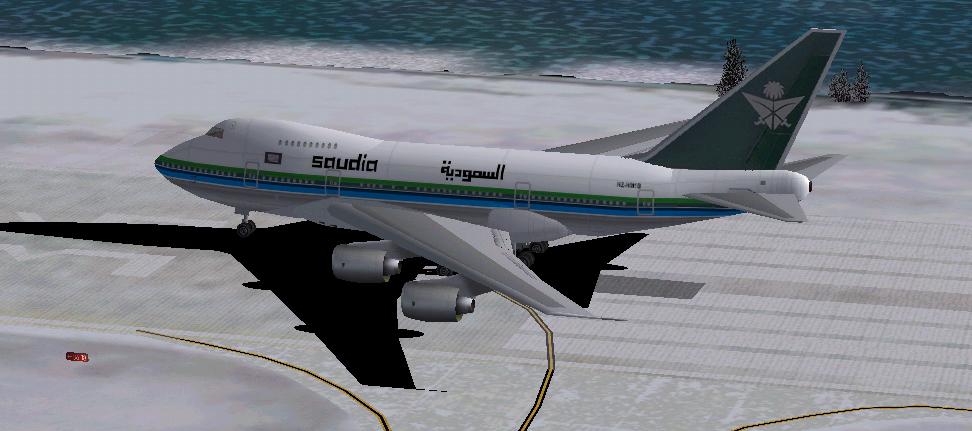 Fs2002 Saudi Arabian Airlines Boeing 747Sp-68, With Old And New Colors