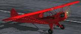 Fs-2004 Aircraft Red Piper Cub Textures Repaint Of The Default Fs-2004 Piper In A Red Pain