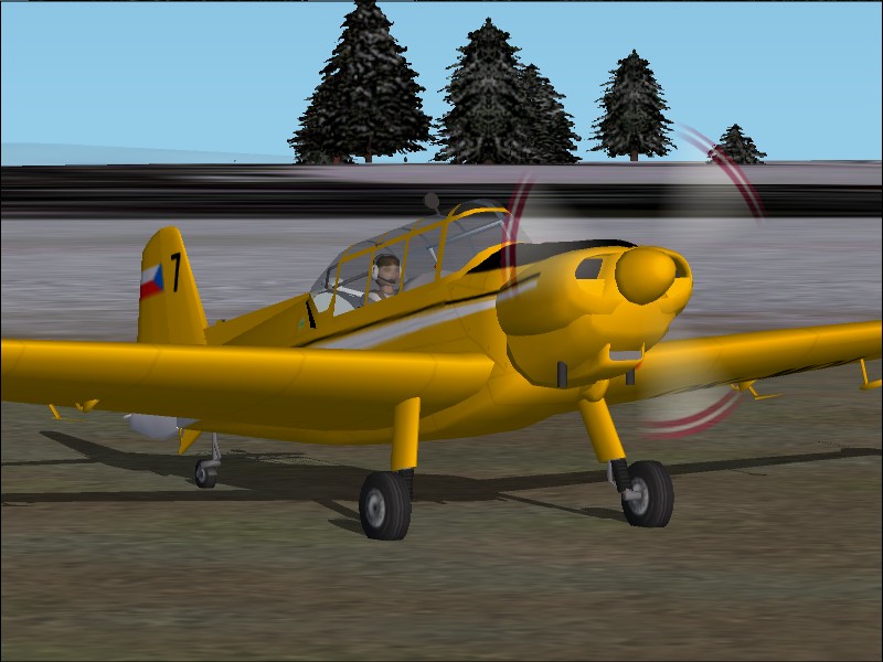 Zlin Z-226Sl Viktorie For Fs2002 Zlin Z-226Sl Is The Last Modification Of The Zlin Z-226