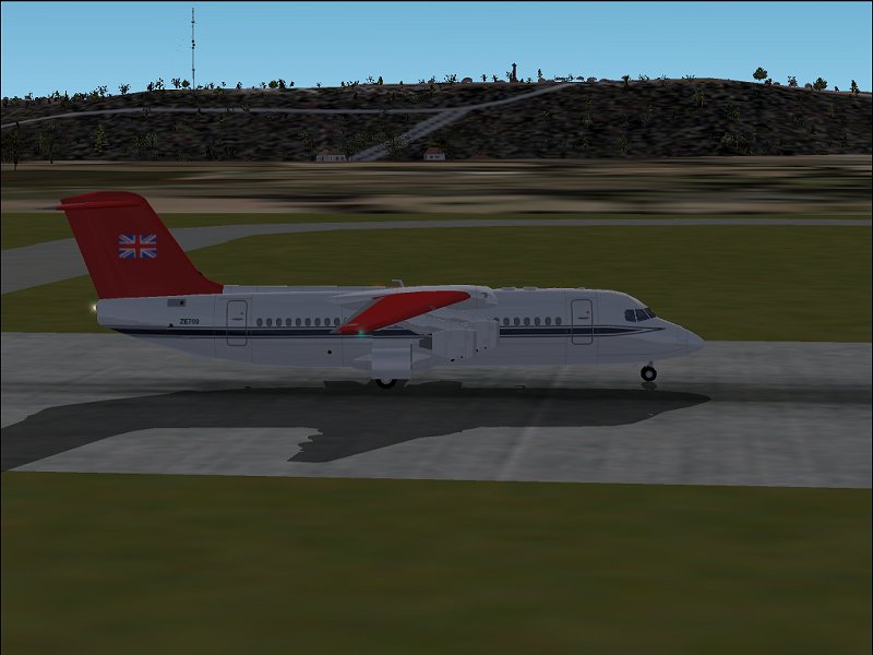 Queens Royal Flight Bae 146 Bae 146 Model By Mike Stone This Is A Textures Repaint Of Mike