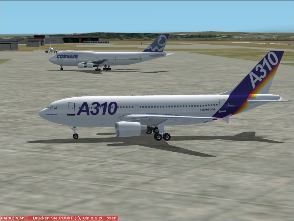 Fs2002 A310-308(Et) House Colors Version 2 Gmax Airbus A310-308 In Demonstrator Livery