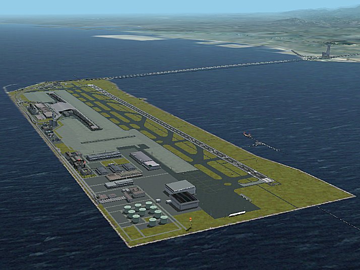 Fs2002 Kansai International Airport Scenery Version 1.0 It Is Kansai International Airport
