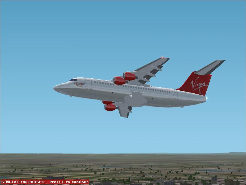 Fs2002 Virgin Atlantic Avro Rj85 Virgin Atlantic Avro Rj85