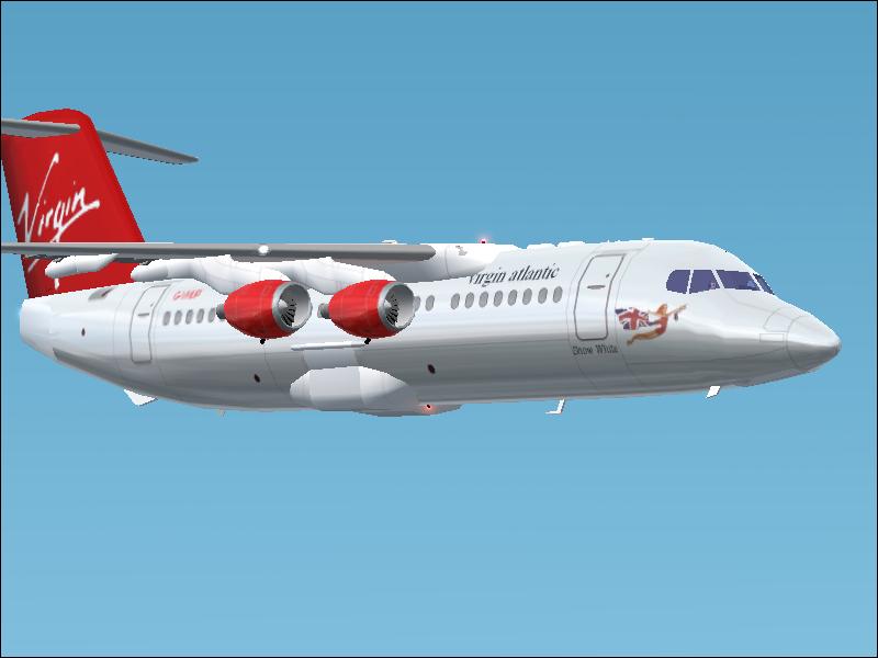 Fs2002 Virgin Atlantic Avro Rj85 Virgin Atlantic Avro Rj85