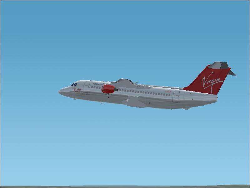 Fs2002 Virgin Atlantic Avro Rj85 Virgin Atlantic Avro Rj85