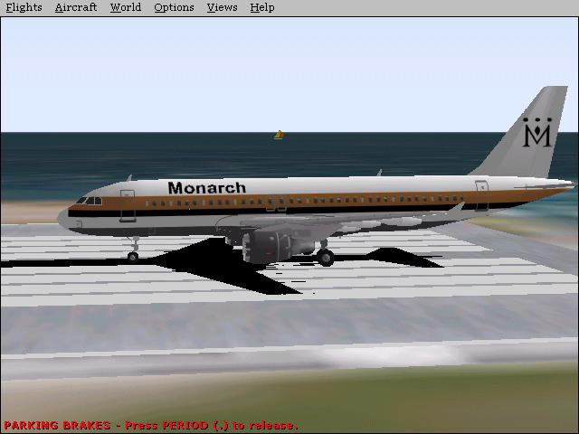 Fs2000 Monarch Airbus A320