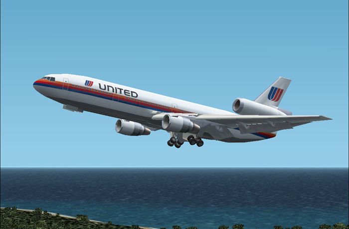 Fs2002 United Airlines Dc-10 Old Colors