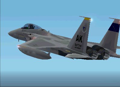 Fs2002 Textures Repaint Of Kimitaka Nishidas F-15 In 54Th Fighter Squadron Colors The 54Th