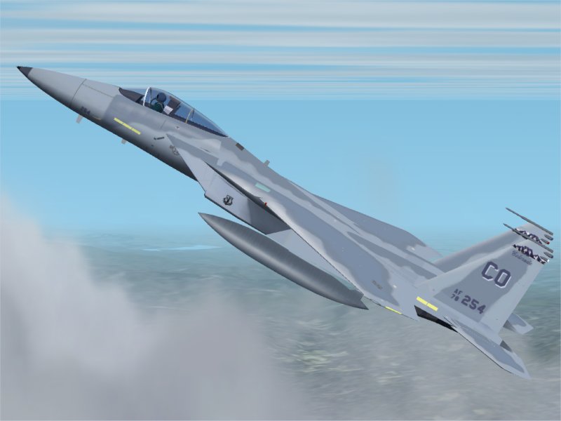 Fs2002 F-15 Eagle Colorado Ang Mcdonnell Douglas/Boeing F-15 Eagle Of The Colorado Air Nat