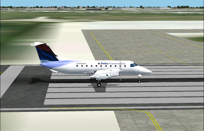 Delta Connection Embraer Brasilia Ready For Use In Fs2002!